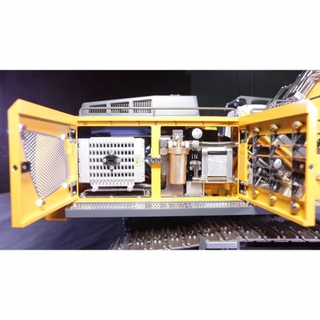 FM970 -200 1:13.5 Vollmetall Hydraulik Hochlöffel-Bagger